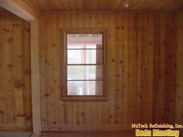 Wall and window after